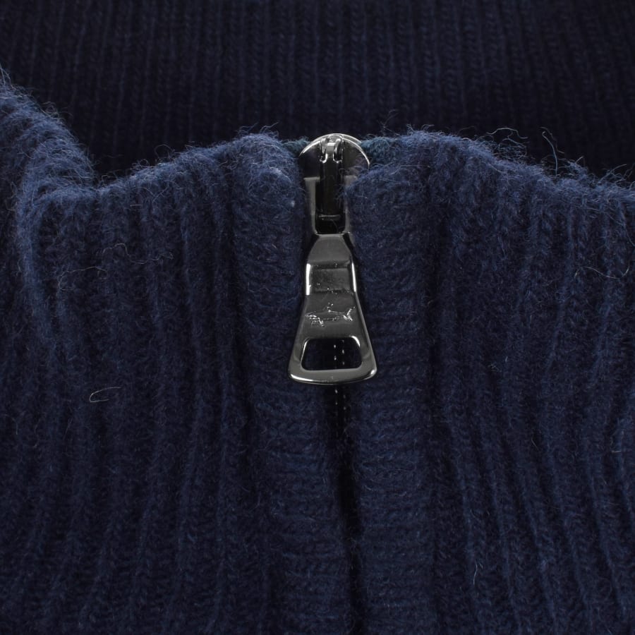 Paul And Shark Lambswool Knit Jumper Navy Mainline Menswear United States